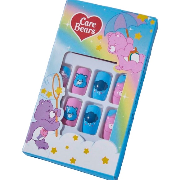 Care Bears Cartoon Fake Press On Nails & Body Temporary Tattoo Stickers New Lot - Picture 7 of 12